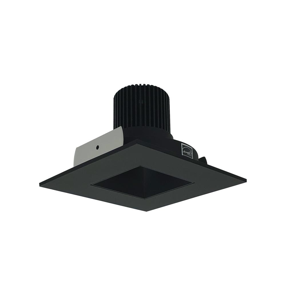 4&#34; Iolite LED Square Reflector with Square Aperture, 800lm / 14W, Comfort Dim, Black Reflector /