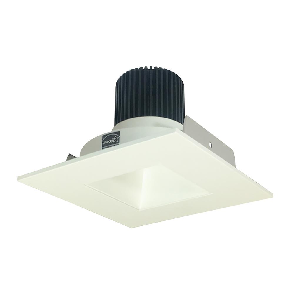 4&#34; Iolite LED Square Reflector with Square Aperture, 800lm / 14W, Comfort Dim, White Reflector /