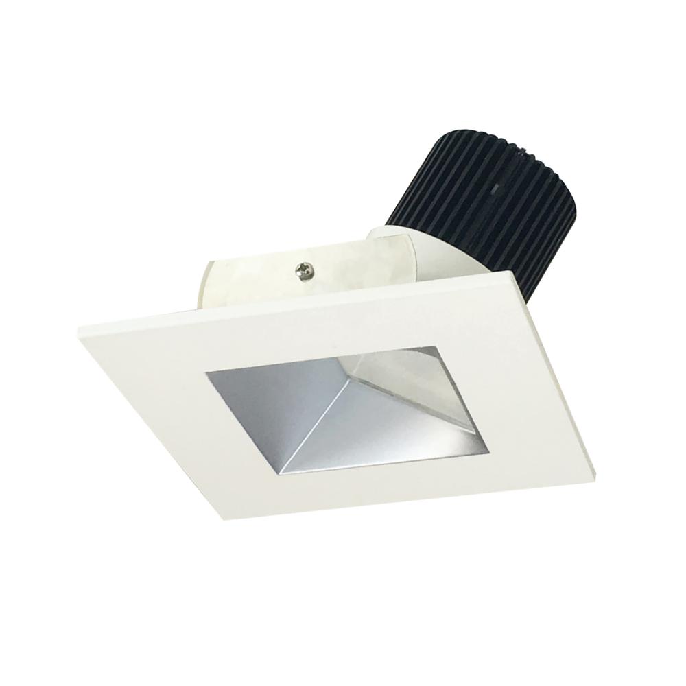 4&#34; Iolite LED Square Wall Wash, 1000lm / 14W, 3000K, Haze Reflector / White Flange