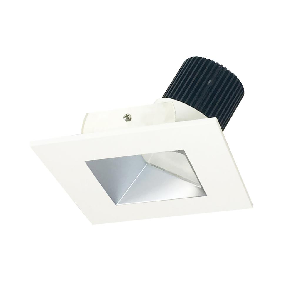 4&#34; Iolite LED Square Wall Wash, 1000lm / 14W, 4000K, Haze Reflector / Matte Powder White Flange