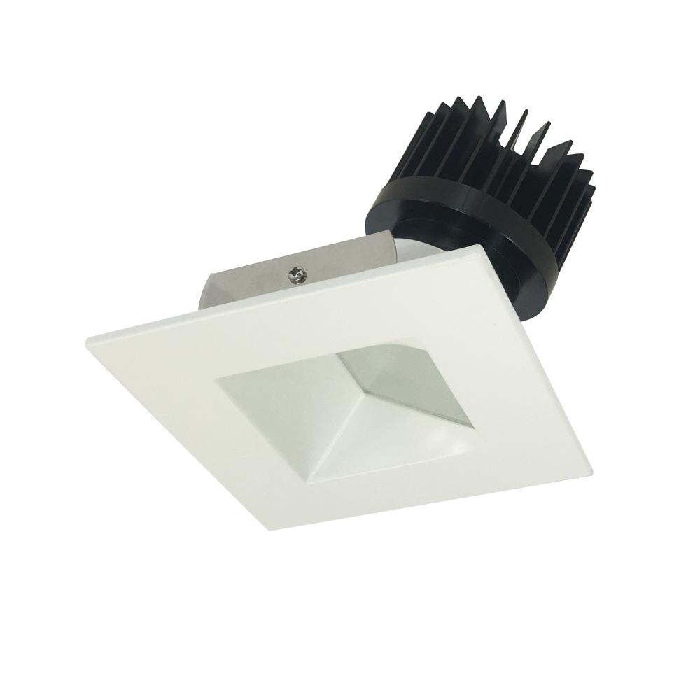 4&#34; Iolite LED Square Wall Wash, 1500lm/2000lm (varies by housing), 3000K, Matte Powder White