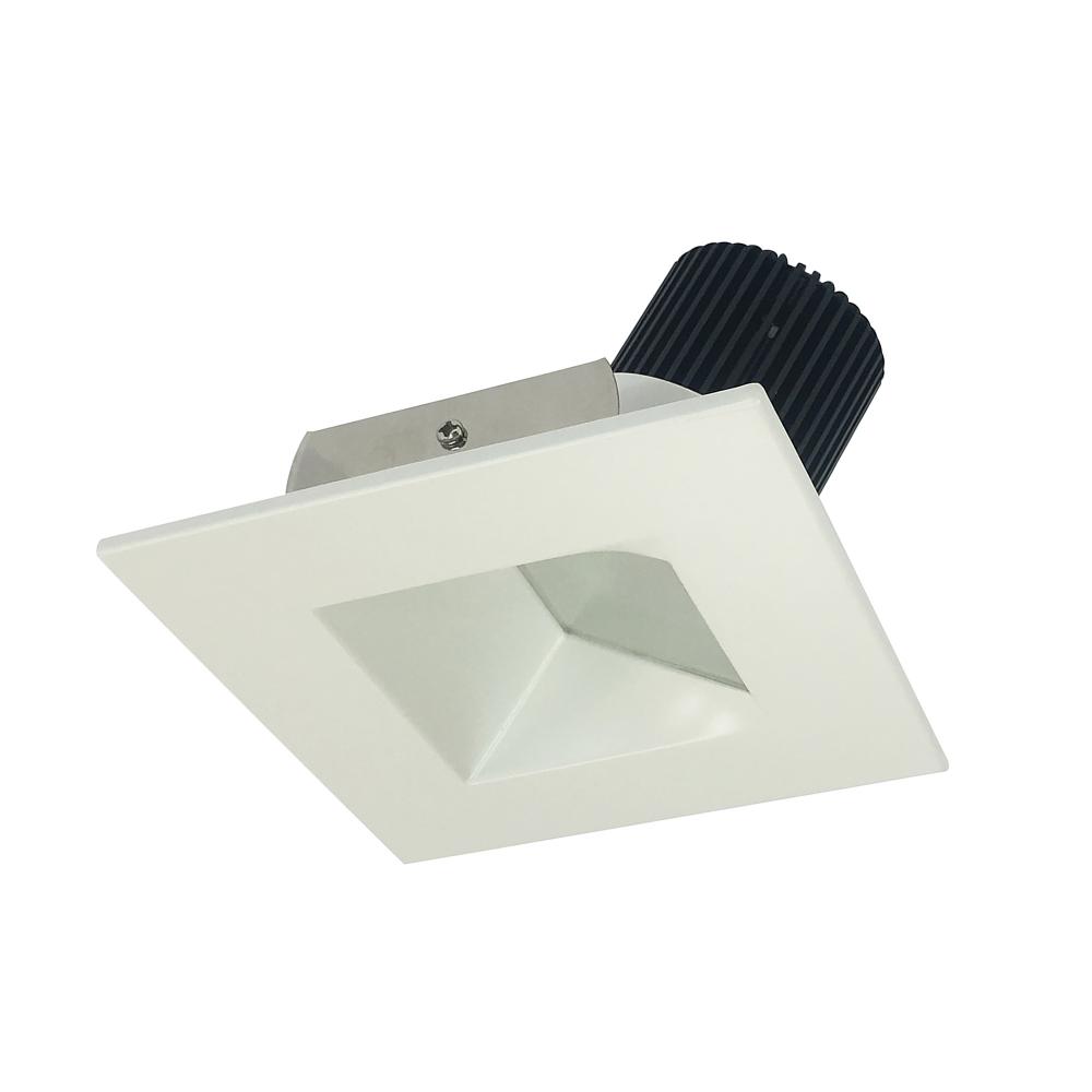 4&#34; Iolite LED Square Wall Wash, 1000lm / 14W, 3000K, White Reflector / White Flange