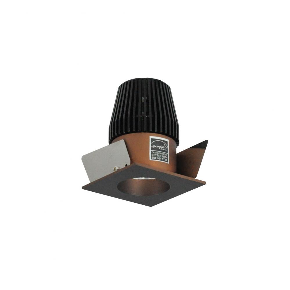 1&#34; Iolite LED NTF Square Reflector with Round Aperture, 600lm, 4000K, Bronze Reflector / Bronze