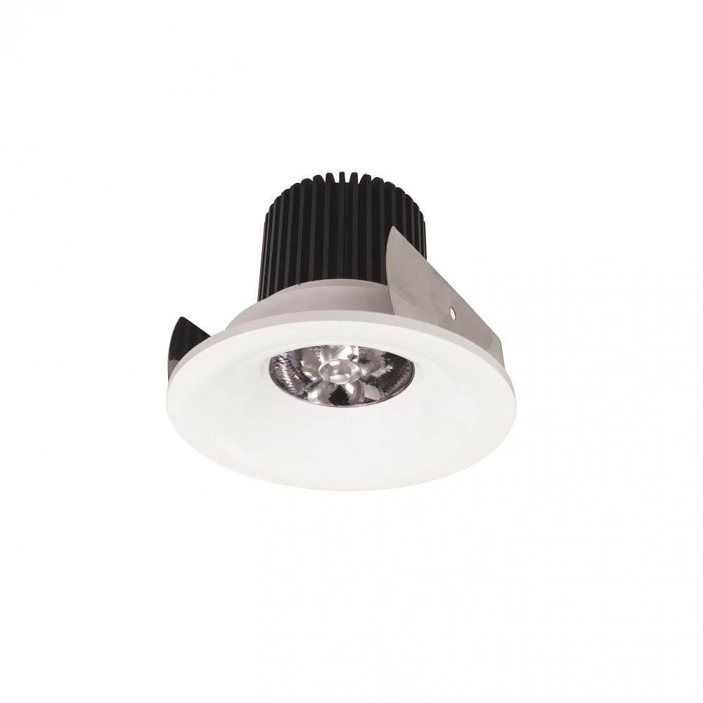 2&#34; Iolite LED Round Bullnose, 10-Degree Optic, 800lm / 12W, 4000K, White Finish