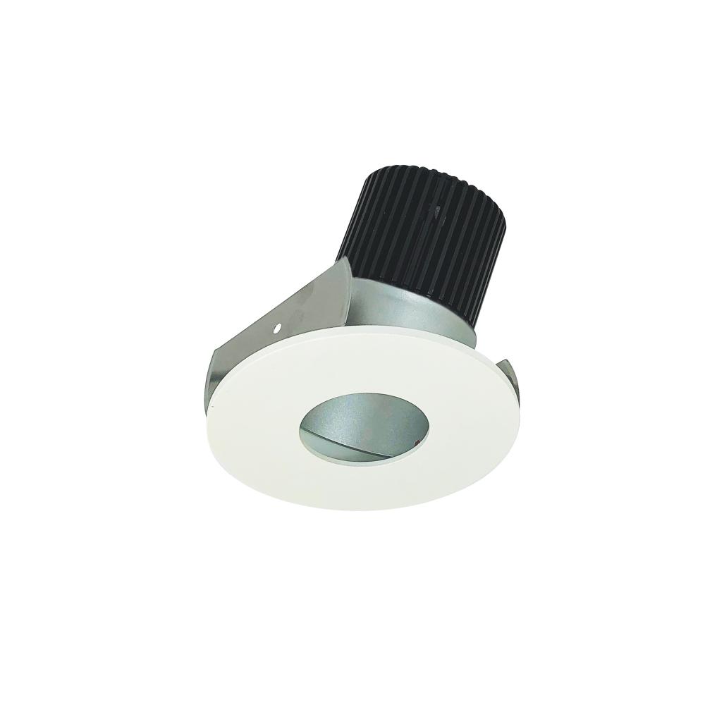 2&#34; Iolite LED Round Adjustable Pinhole, 1000lm / 14W, 3500K, Haze Pinhole / Matte Powder White