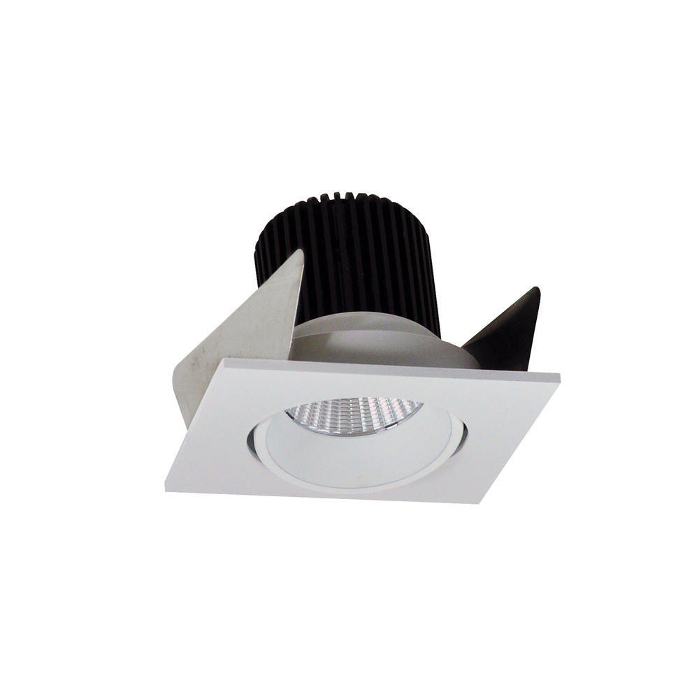 2&#34; Iolite LED Square Adjustable Cone Reflector, 1000lm / 14W, 3500K, White Reflector / White