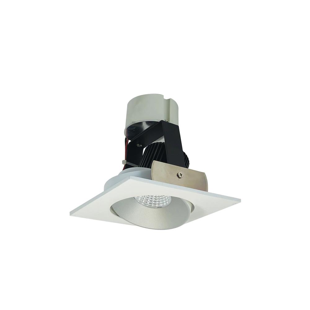 4&#34; Iolite LED Square Adjustable Cone Retrofit, 800lm / 12W, Comfort Dim, Haze Reflector / White