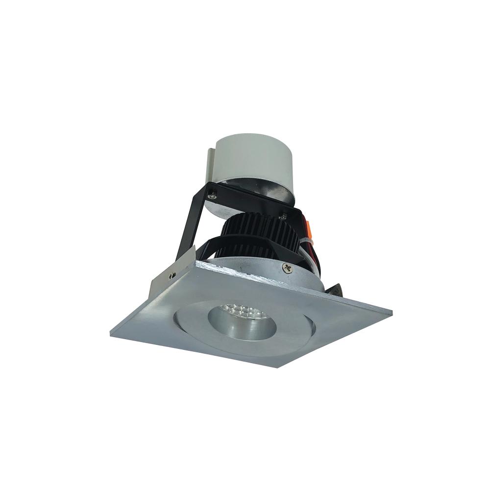 4&#34; Iolite LED Square Adjustable Gimbal Retrofit, 800lm / 12W, Comfort Dim, Natural Metal Finish