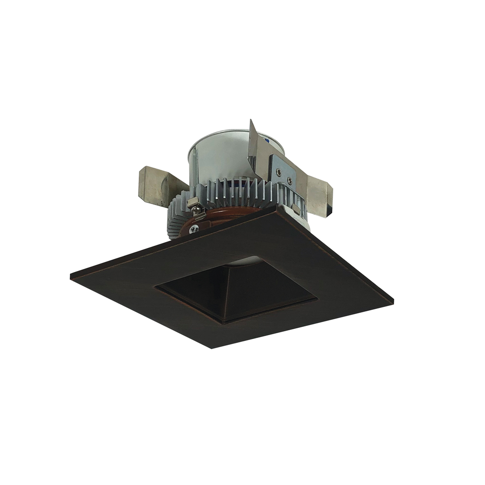 4&#34; Cobalt Click LED Retrofit, Square Reflector, 750lm / 10W, 3000K, Bronze Reflector / Bronze