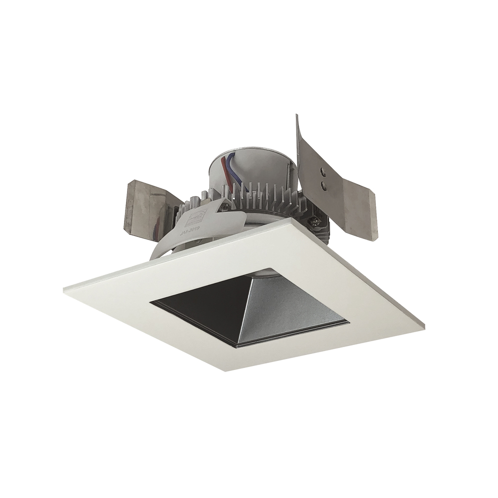 5&#34; Cobalt Click LED Retrofit, Square Reflector, 1000lm / 12W, 4000K, Pewter Reflector / White