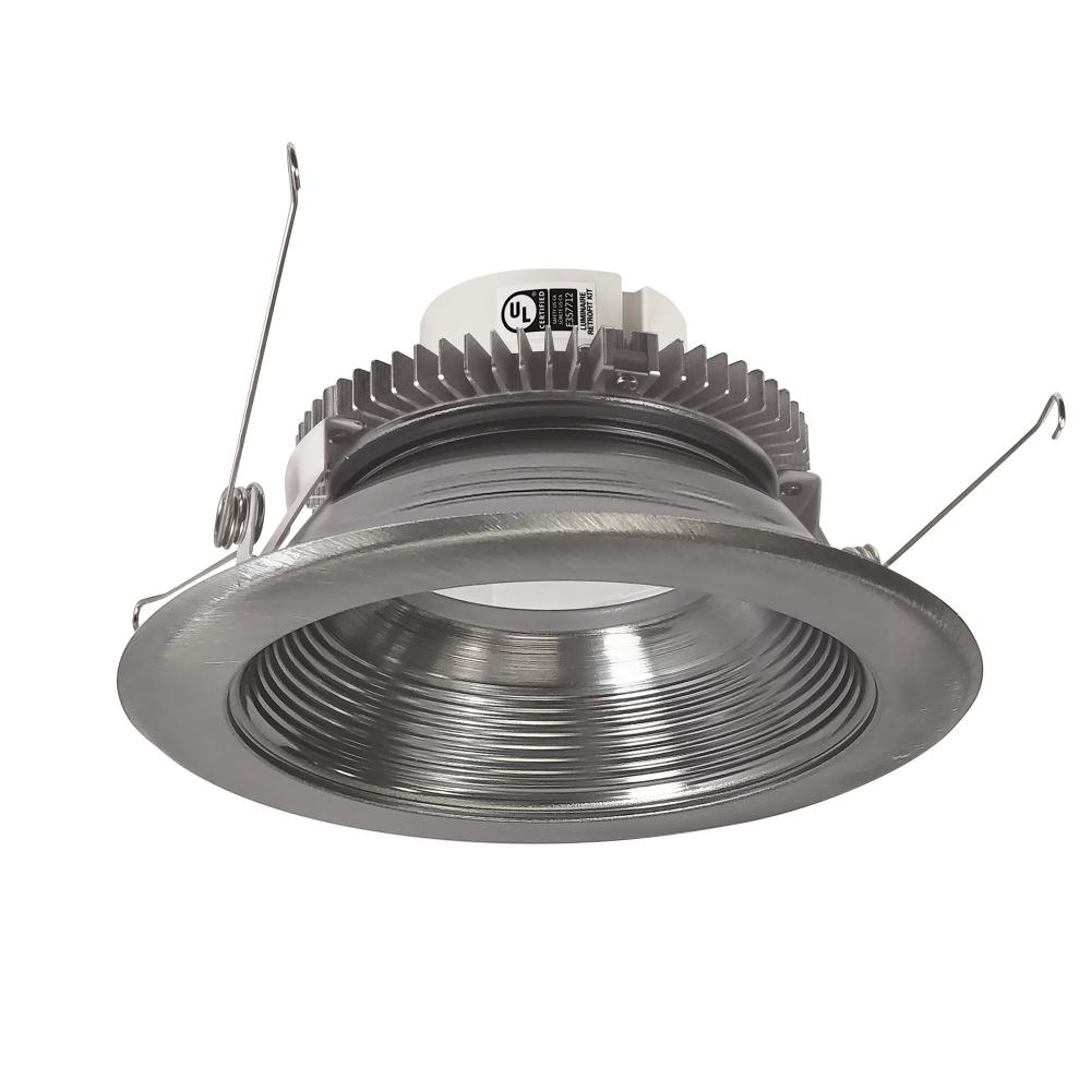 6&#34; Cobalt Click Round Retrofit Baffle, 1000lm / 13.5W, Selectable CCT, Natural Metal