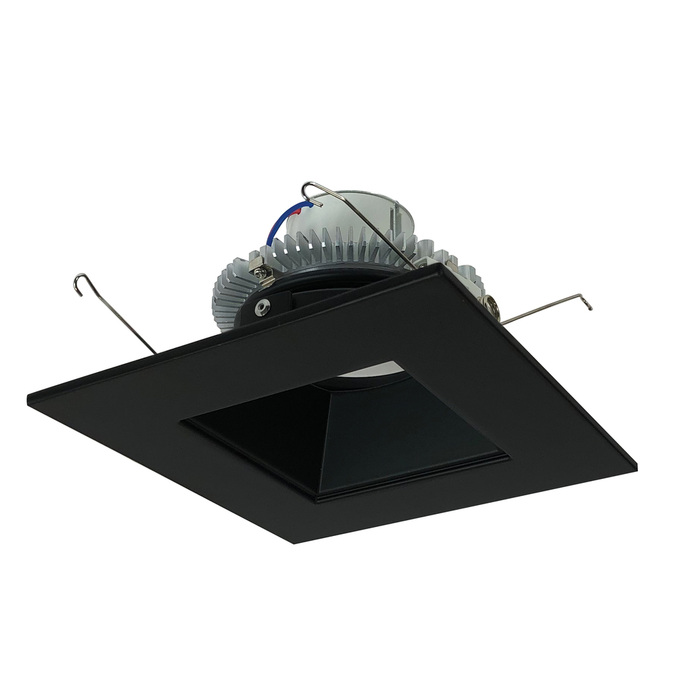 6&#34; Cobalt Click LED Retrofit, Square Reflector, 750lm / 10W, 3500K, Black Reflector / Black