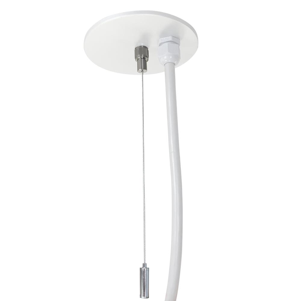 8&#39; Pendant & Power Mounting Kit for L-Line Direct Series, White Finish