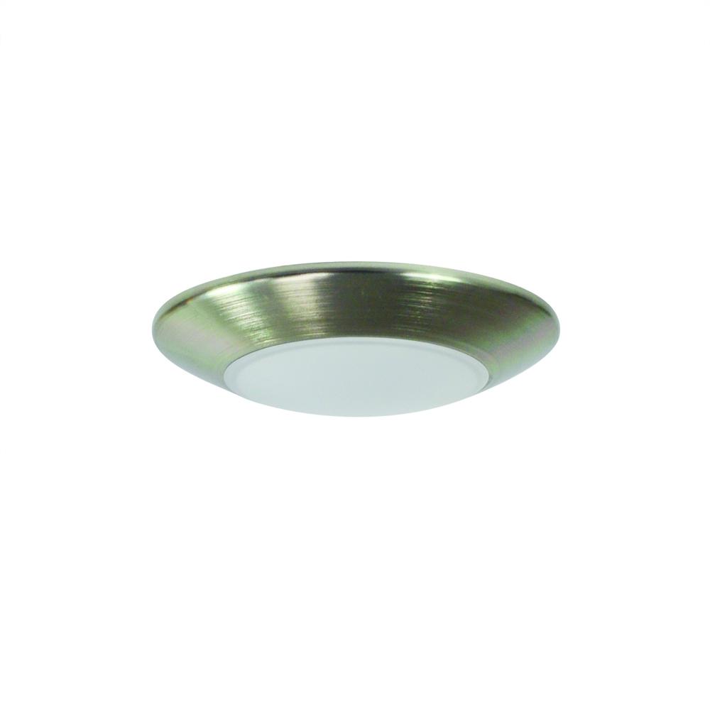 4&#34; AC Opal LED Surface Mount, 650lm / 10.5W, 3000K, Natural Metal finish