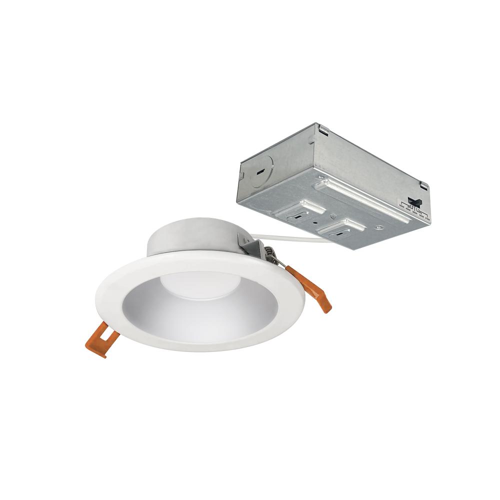 4&#34; Theia LED Can-less Downlight with Selectable CCT, 120-277V input; 950lm / 10W, Haze Reflector