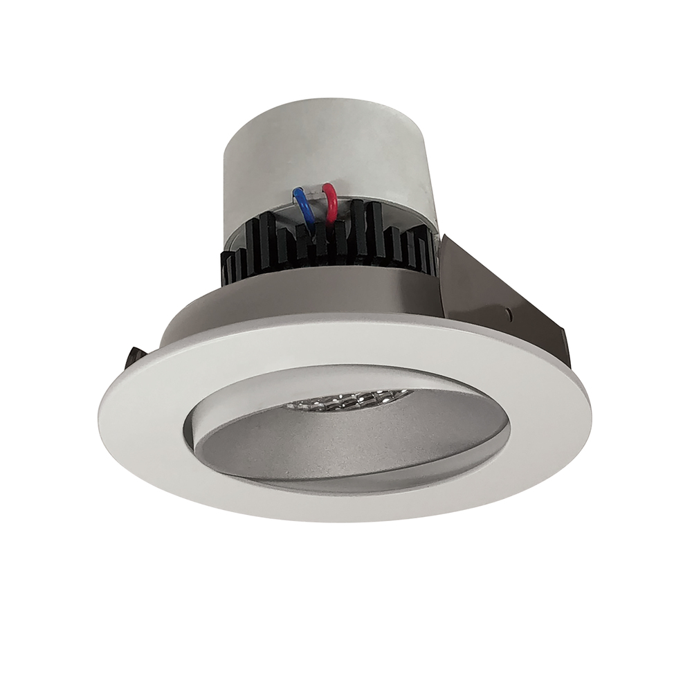 4&#34; Pearl LED Round Adjustable Cone Retrofit, 800lm / 12W, Comfort Dim, Haze Reflector / Matte