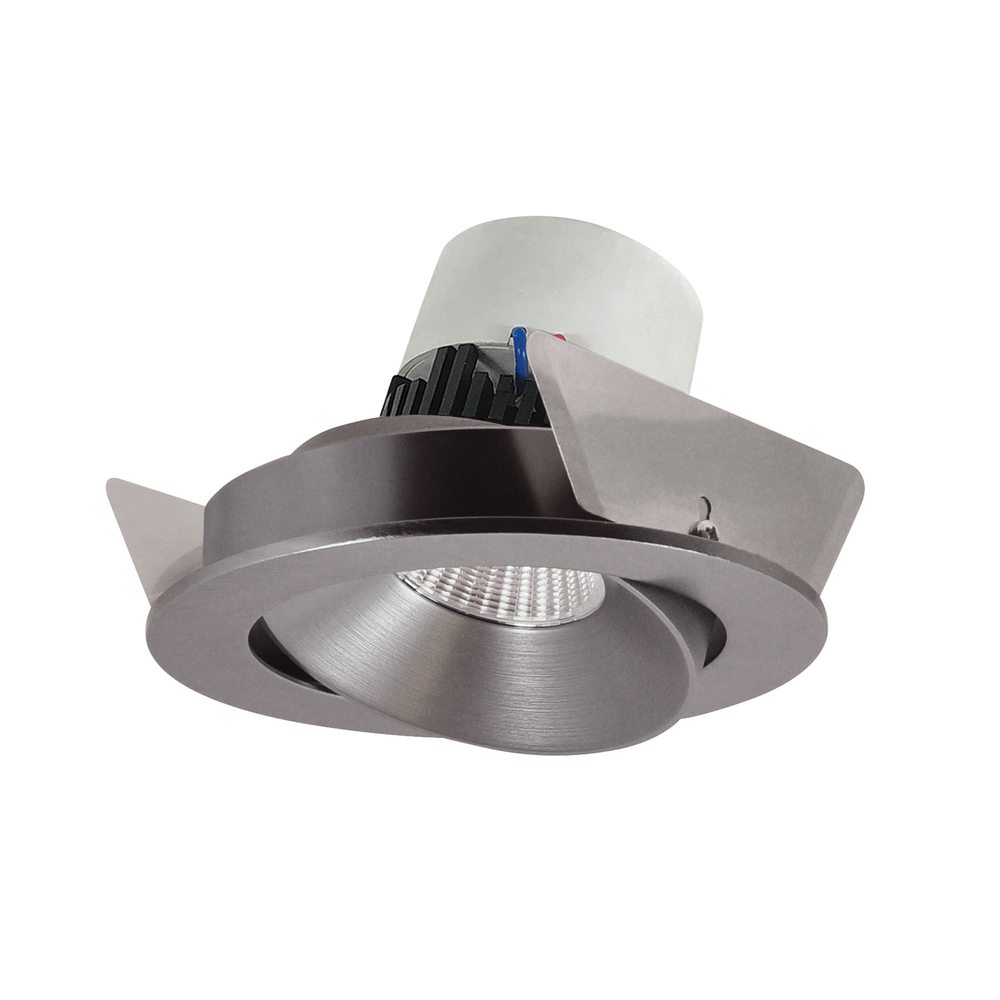 4&#34; Pearl LED Round Adjustable Cone Retrofit, 1000lm / 12W, 3000K, Natural Metal Reflector /