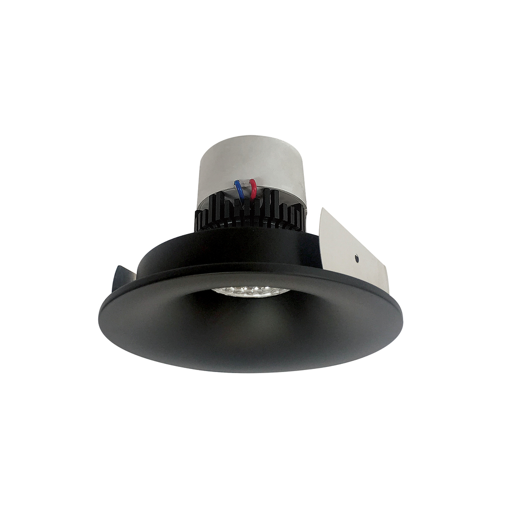 4&#34; Pearl LED Round Bullnose Retrofit, 800lm / 12W, Comfort Dim, Black Finish