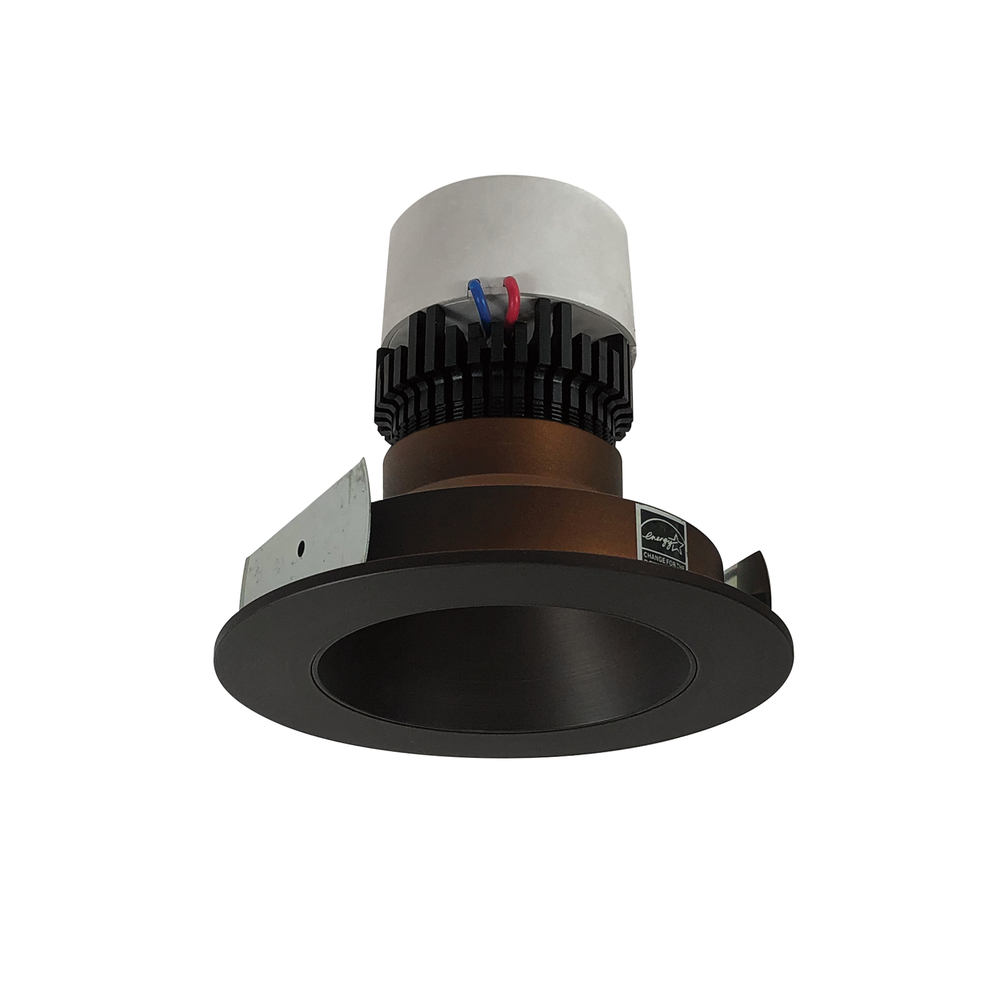 4&#34; Pearl LED Round Retrofit Reflector, 800lm / 12W, Comfort Dim, Bronze Reflector / Bronze