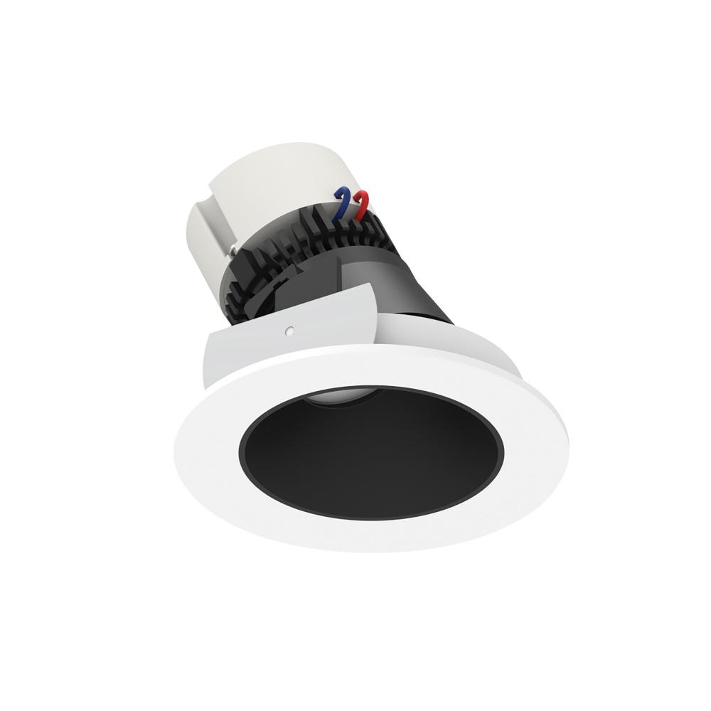 4&#34; Pearl LED Round Adjustable Slot Retrofit, 750lm / 12W, Comfort Dim, Black Reflector / Matte