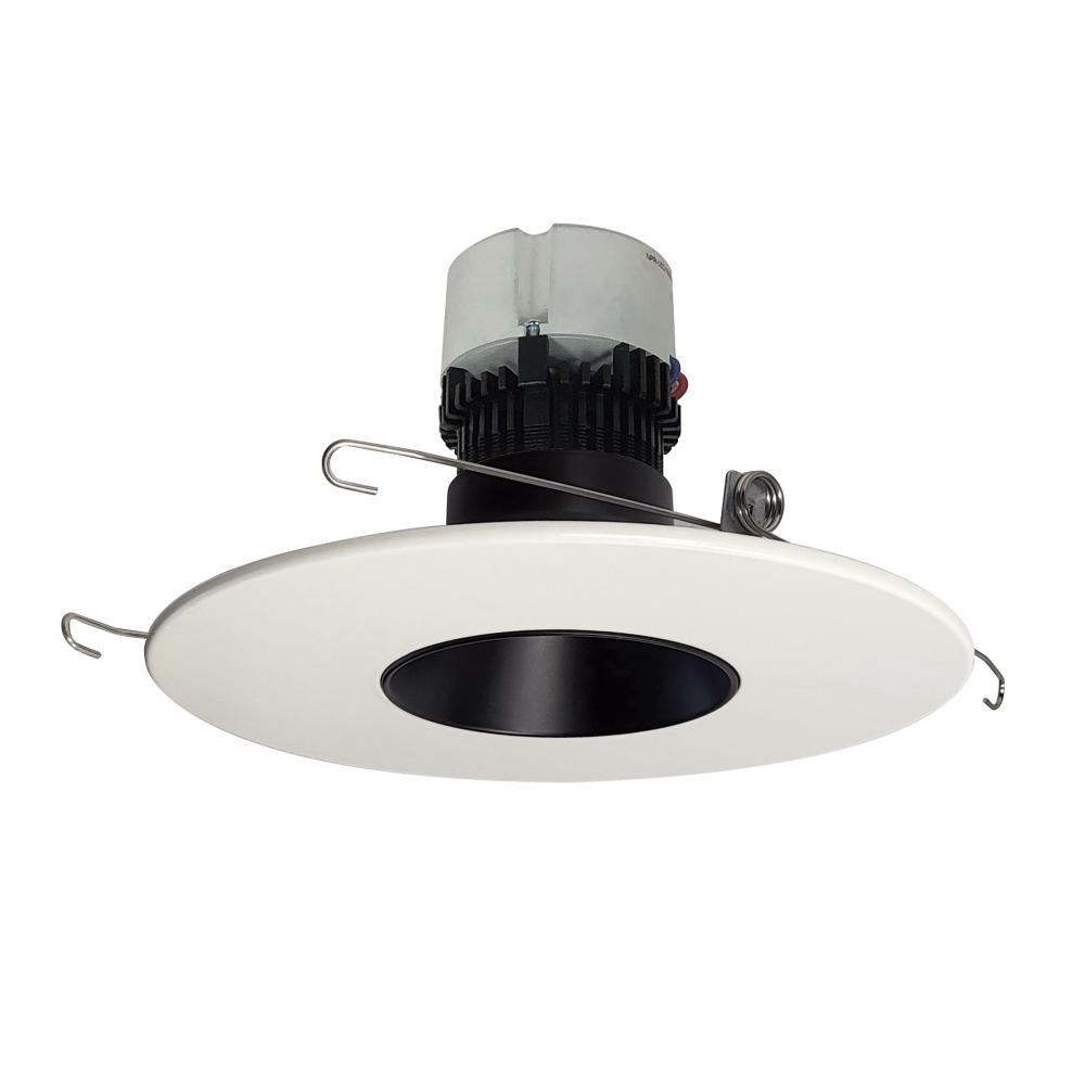 5&#34;/6&#34; Pearl LED Round Retrofit Reflector, 1200lm / 12W, 3000K, Black Reflector / White