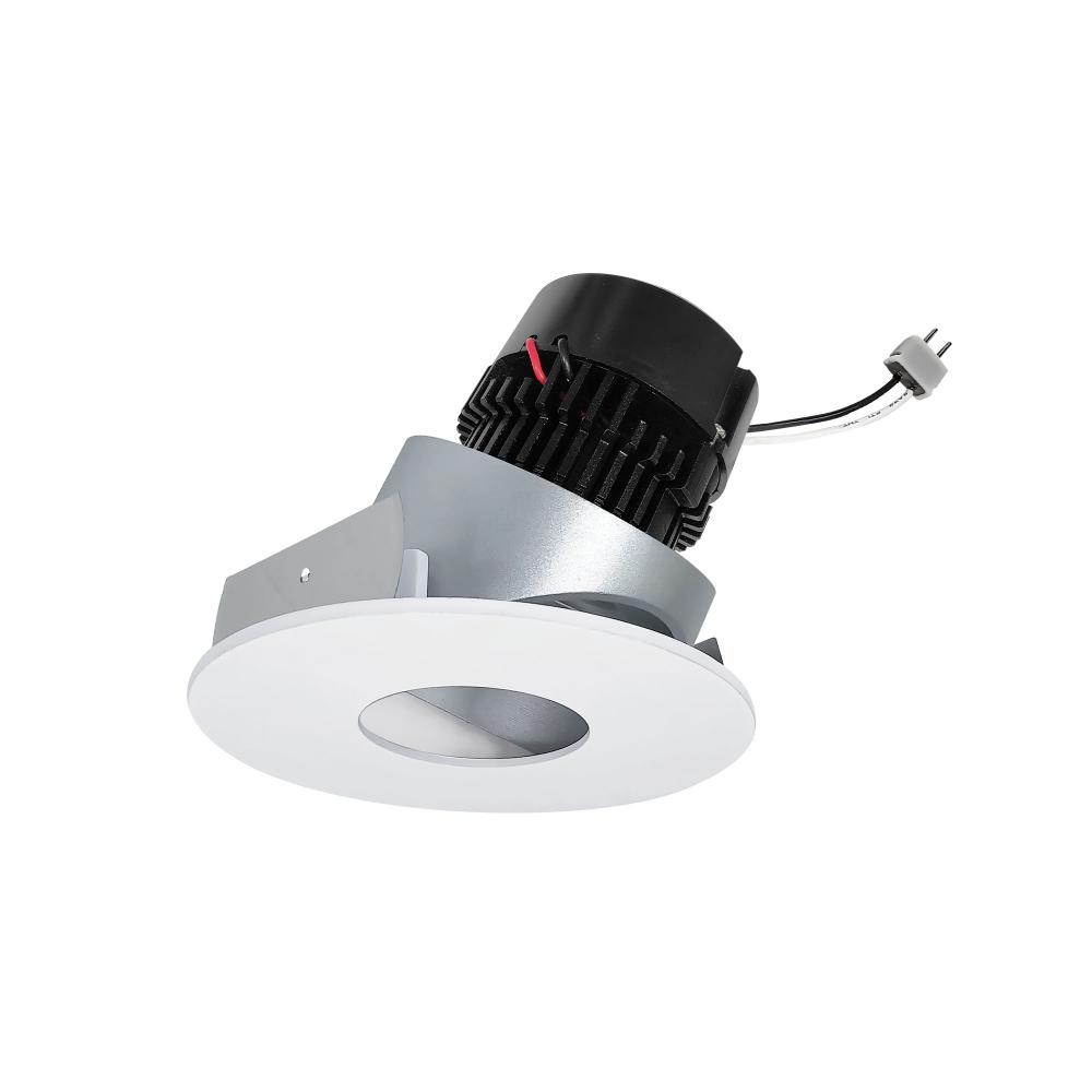 4&#34; Pearl Low Voltage LED Round Adjustable Pinhole Retrofit, 950lm / 11W, 2700K, Haze Pinhole /