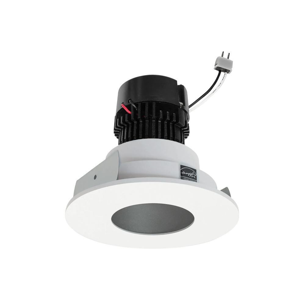4&#34; Pearl Low Voltage LED Round Pinhole Retrofit, 950lm / 11W, 2700K, Haze Pinhole / Matte Powder