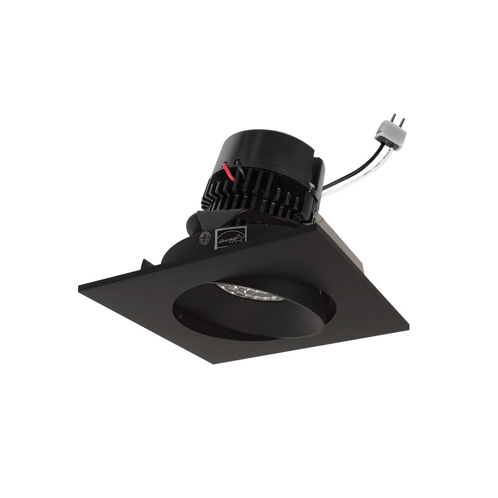 4&#34; Pearl Low Voltage LED Square Adjustable Cone Retrofit, 700lm / 11W, Comfort Dim, Black