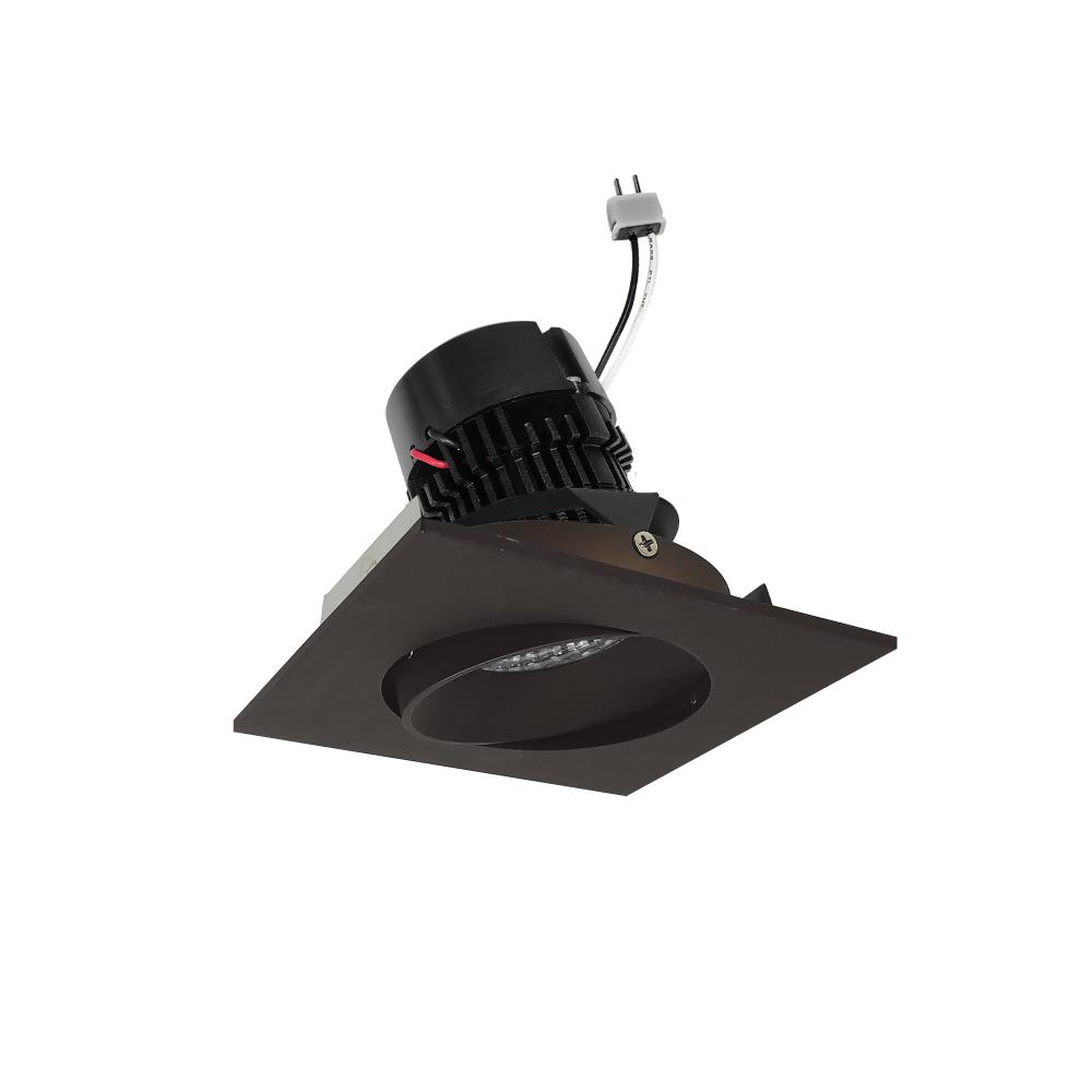 4&#34; Pearl Low Voltage LED Square Adjustable Cone Retrofit, 700lm / 11W, Comfort Dim, Bronze