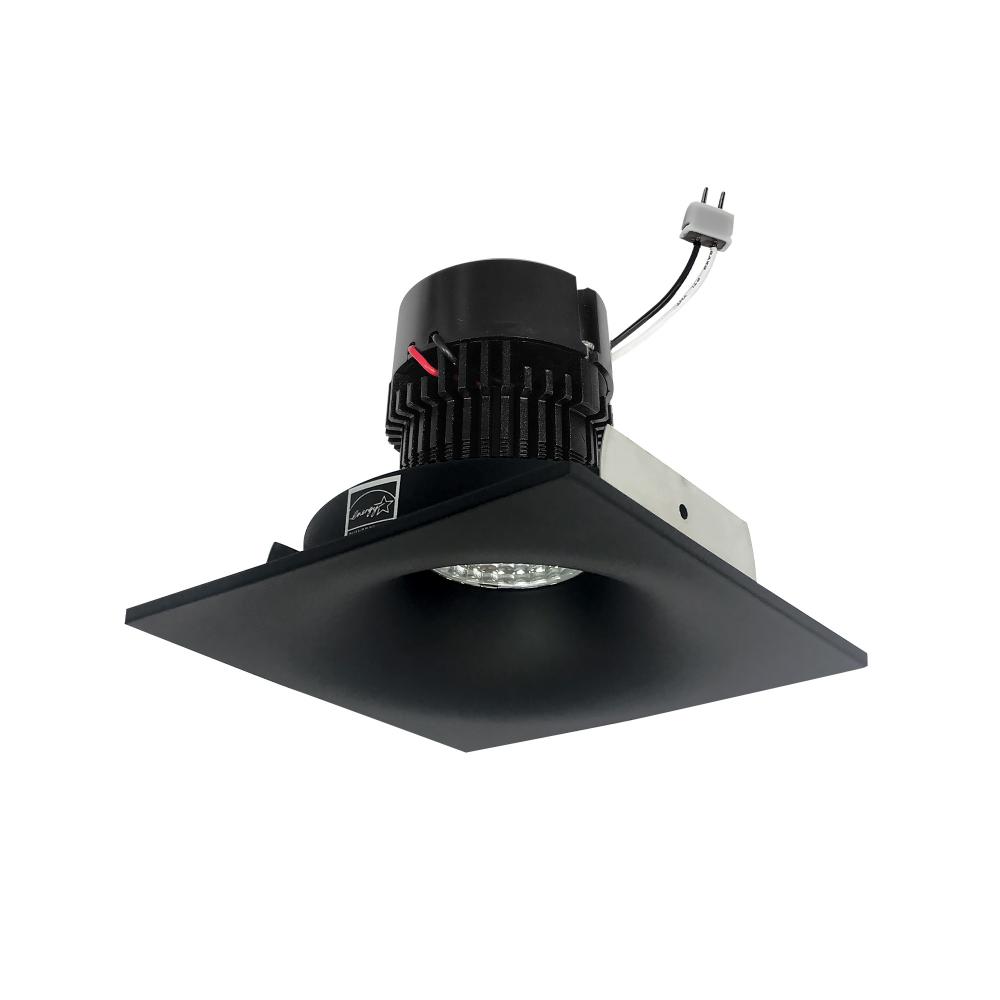 4&#34; Pearl Low Voltage LED Square Bullnose Retrofit, 950lm / 11W, Comfort Dim, Black Finish