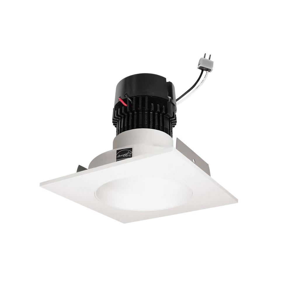 4&#34; Pearl Low Voltage LED Square Retrofit Reflector with Round Aperture, 700lm / 11W, Comfort