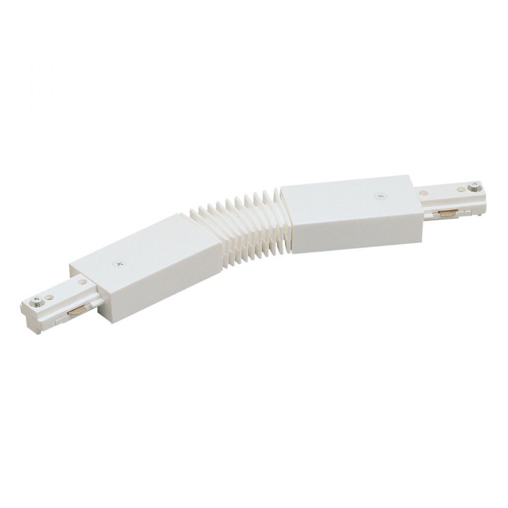 Flexible connector for 1 Circuit Track, White