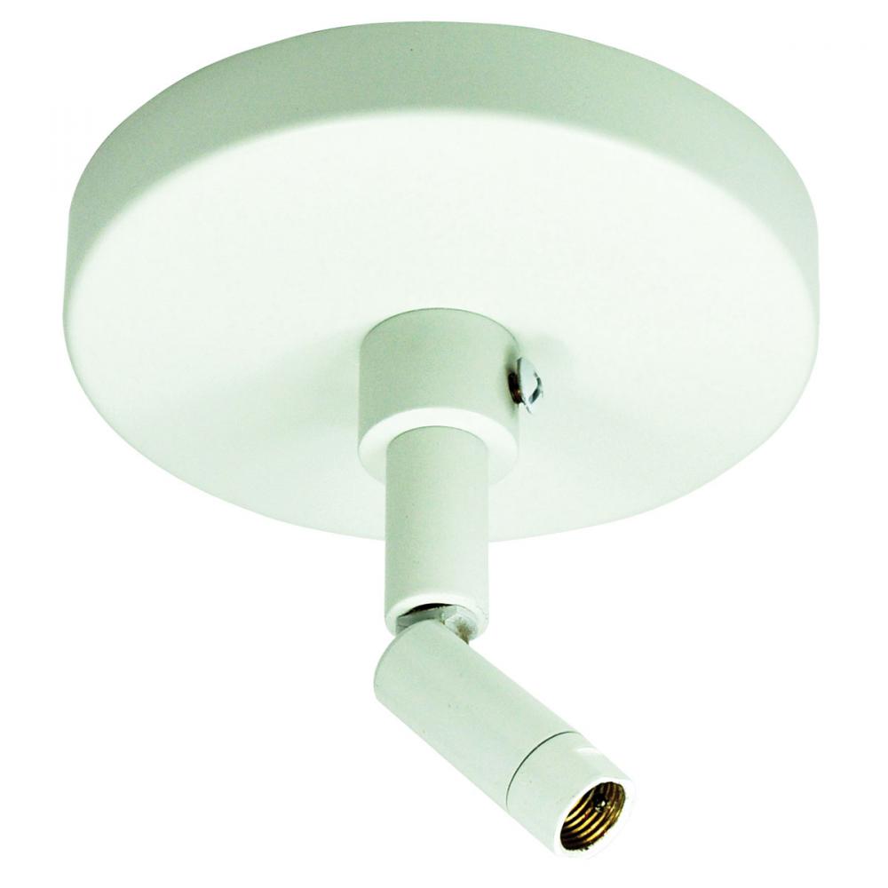 Sloped Ceiling Adapter, 1 or 2 Circuit Track, White