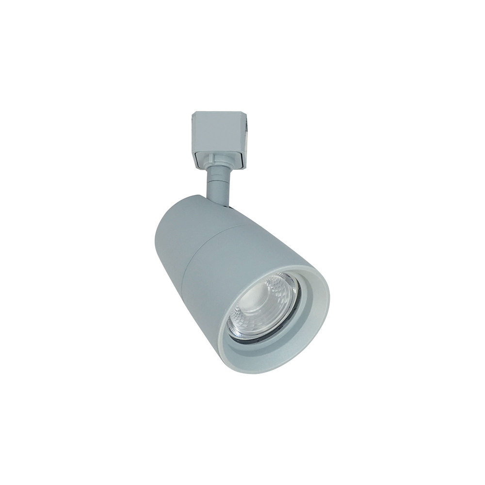 MAC XL LED Track Head, 1250lm, 18W, 3000K, Spot/Flood, Silver, J-Style