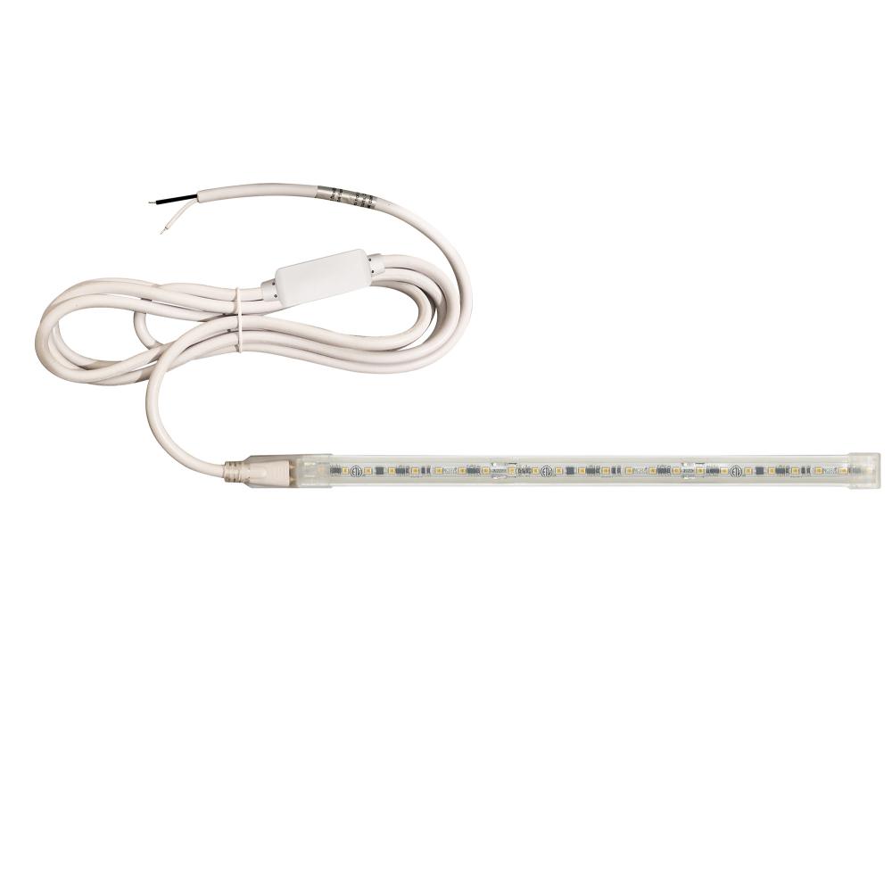 Custom Cut 31-ft, 8-in 120V Continuous LED Tape Light, 330lm / 3.6W per foot, 2700K, w/ Mounting