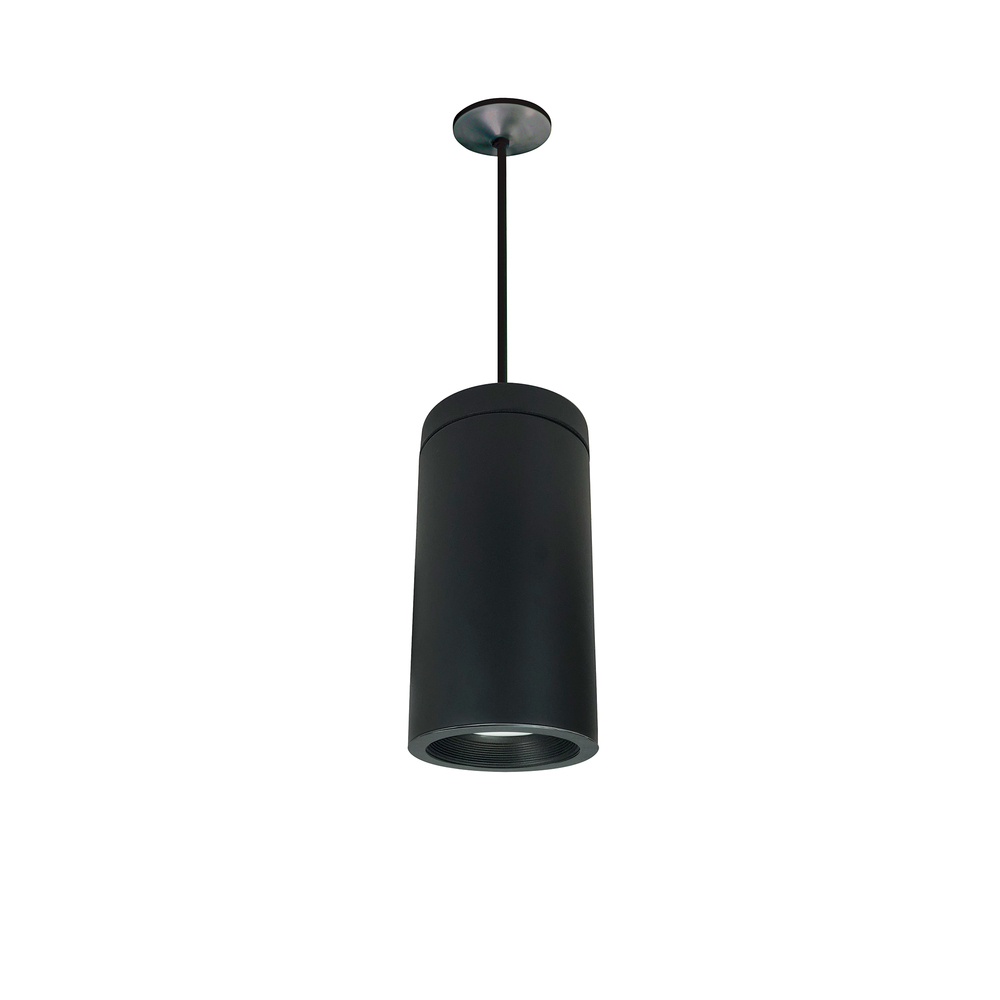 6&#34; Cobalt Pendant Mount Cylinder, Black, 1000L, 4000K, Black Baffle, 120V Triac/ELV/0-10V & 277V