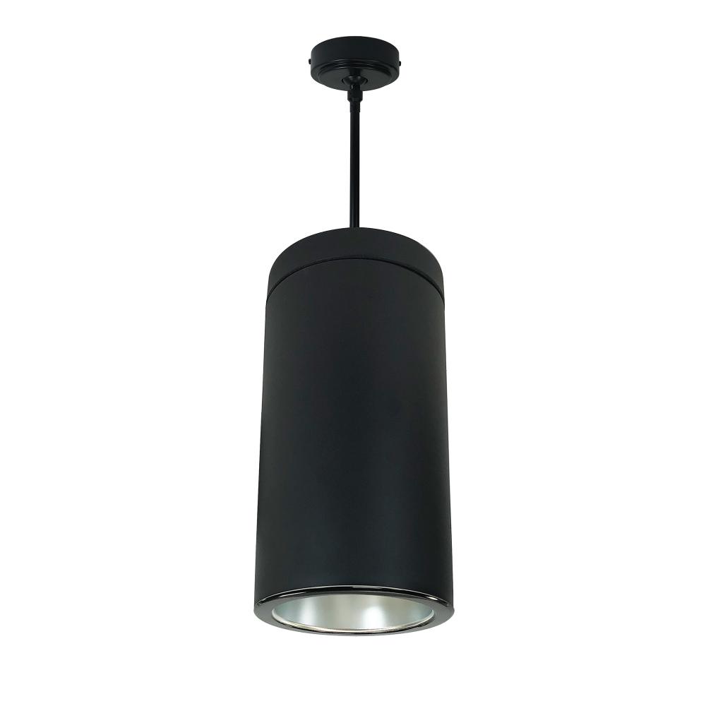 6&#34; CYL PENDANT 1500L 40K REF, SPOT, DIFF/BLK FLANGE 120V BLK CYL 120-277V 0-10V