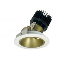 Nora NIO-4RD50XCHMPW/HL - 4" Iolite LED Round Adjustable Deep Reflector, 1500lm/2000lm (varies by housing), 5000K,