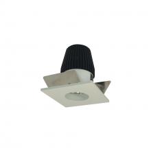 Nora NIOB-1SNG40XWW - 1" Iolite LED BWF Square Reflector with Round Aperture, 600lm, 4000K, White Reflector with Round