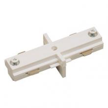 Nora NT-310W - Straight Connector for 1 Circuit Track, White