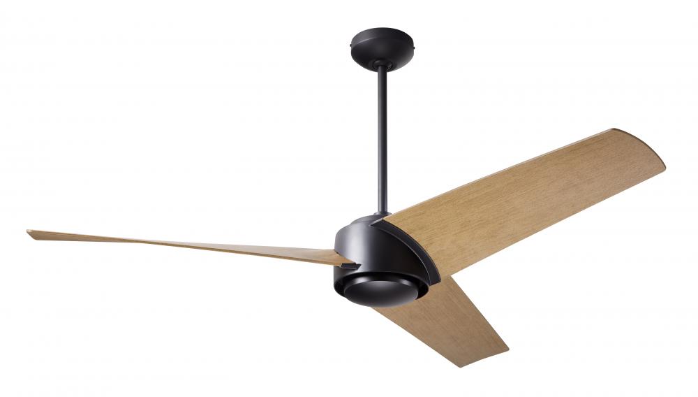 Ambit DC Fan- Matte Black Finish; 56&#34; Maple Blades; No Light; Wall/Remote Combo Control