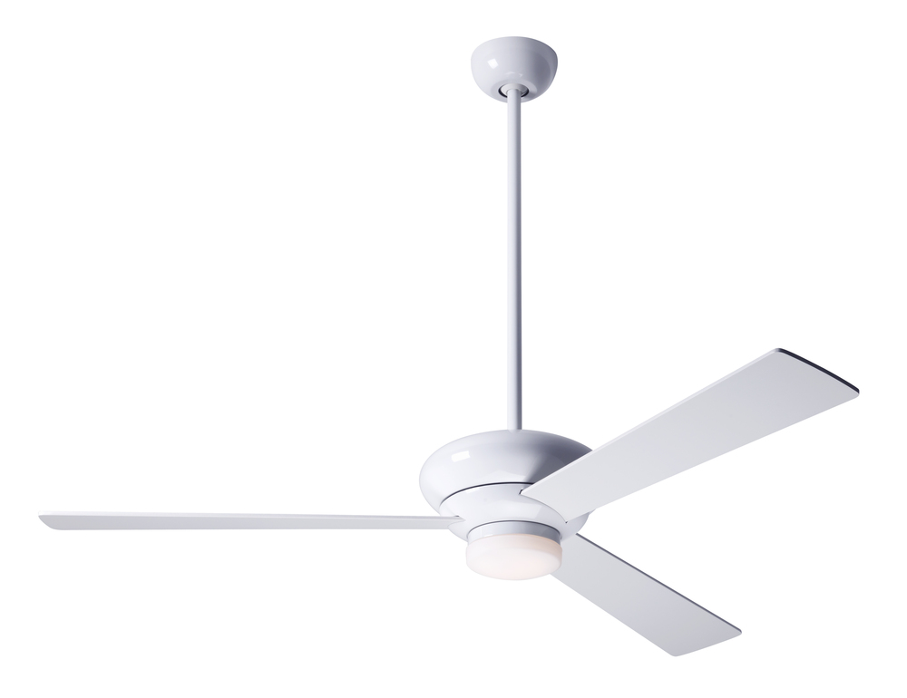 Altus Fan; Gloss White Finish; 42&#34; Aluminum Blades; 17W LED; Fan Speed and Light Control (3-wire