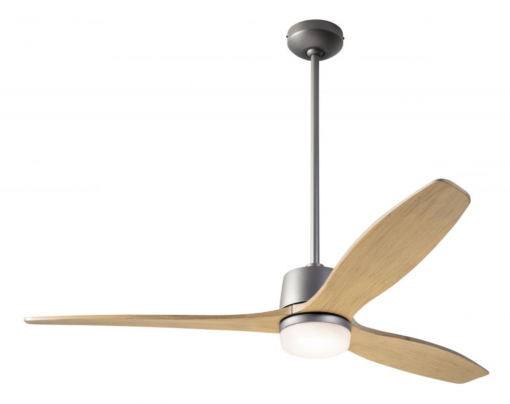 Arbor DC Fan; Graphite Finish; 54&#34; Maple Blades; 17W LED; Wall/Remote Combo Control