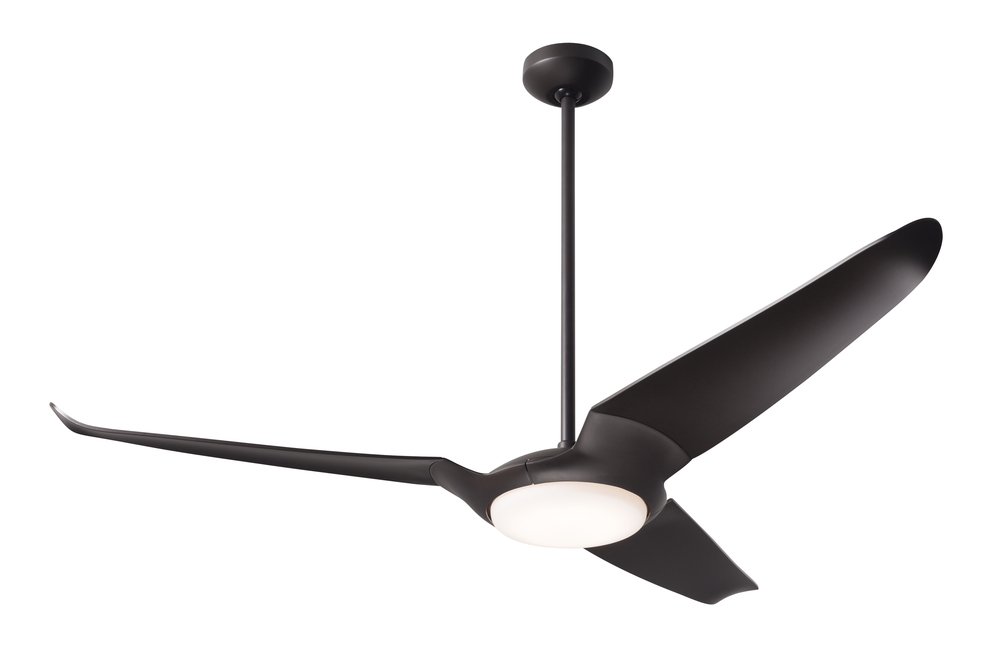 IC/Air (3 Blade ) Fan; Dark Bronze Finish; 56&#34; White Blades; 20W LED; Remote Control