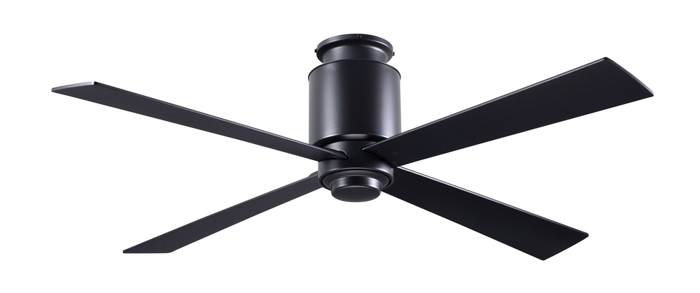 Lapa Flush Fan; Dark Bronze Finish; 50&#34; White Blades; No Light; Fan Speed and Light Control (2-w