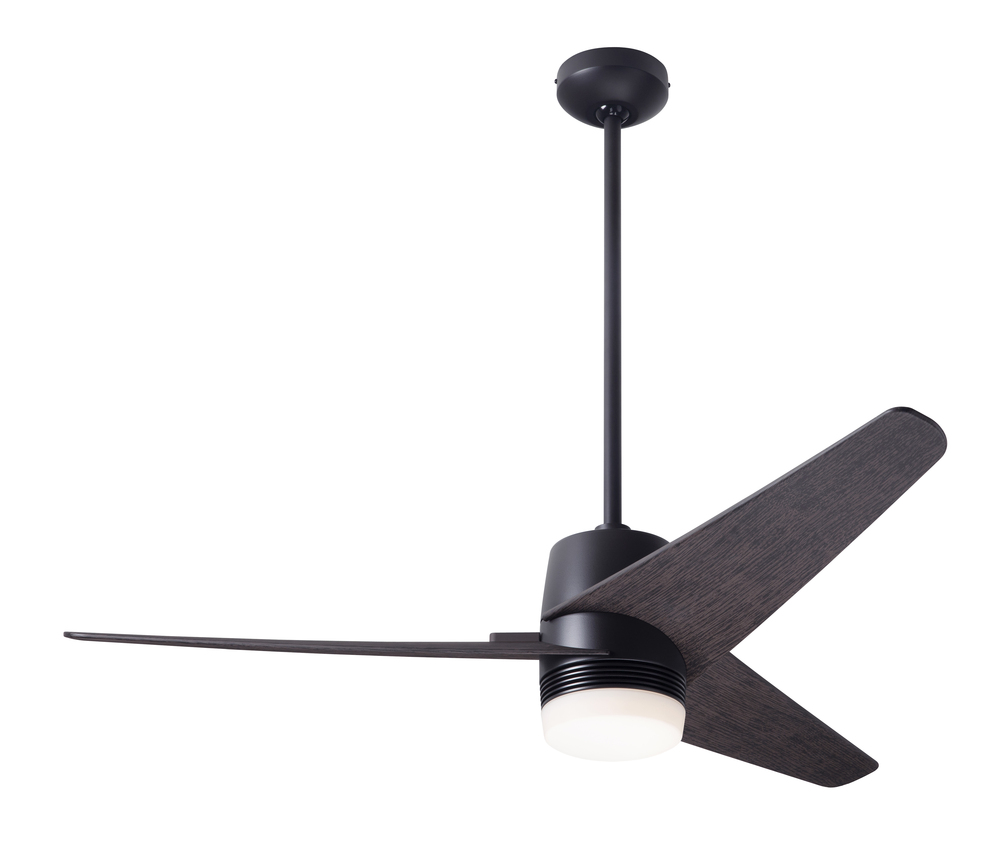 Velo DC Fan; Dark Bronze Finish; 48&#34; Ebony Blades; 17W LED; Wall/Remote Combo Control