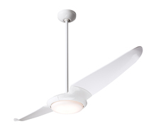 Modern Fan Co. IC2-GW-56-DK-570-RC - IC/Air (2 Blade ) Fan; Gloss White Finish; 56" Dark Blades; 20W LED; Remote Control