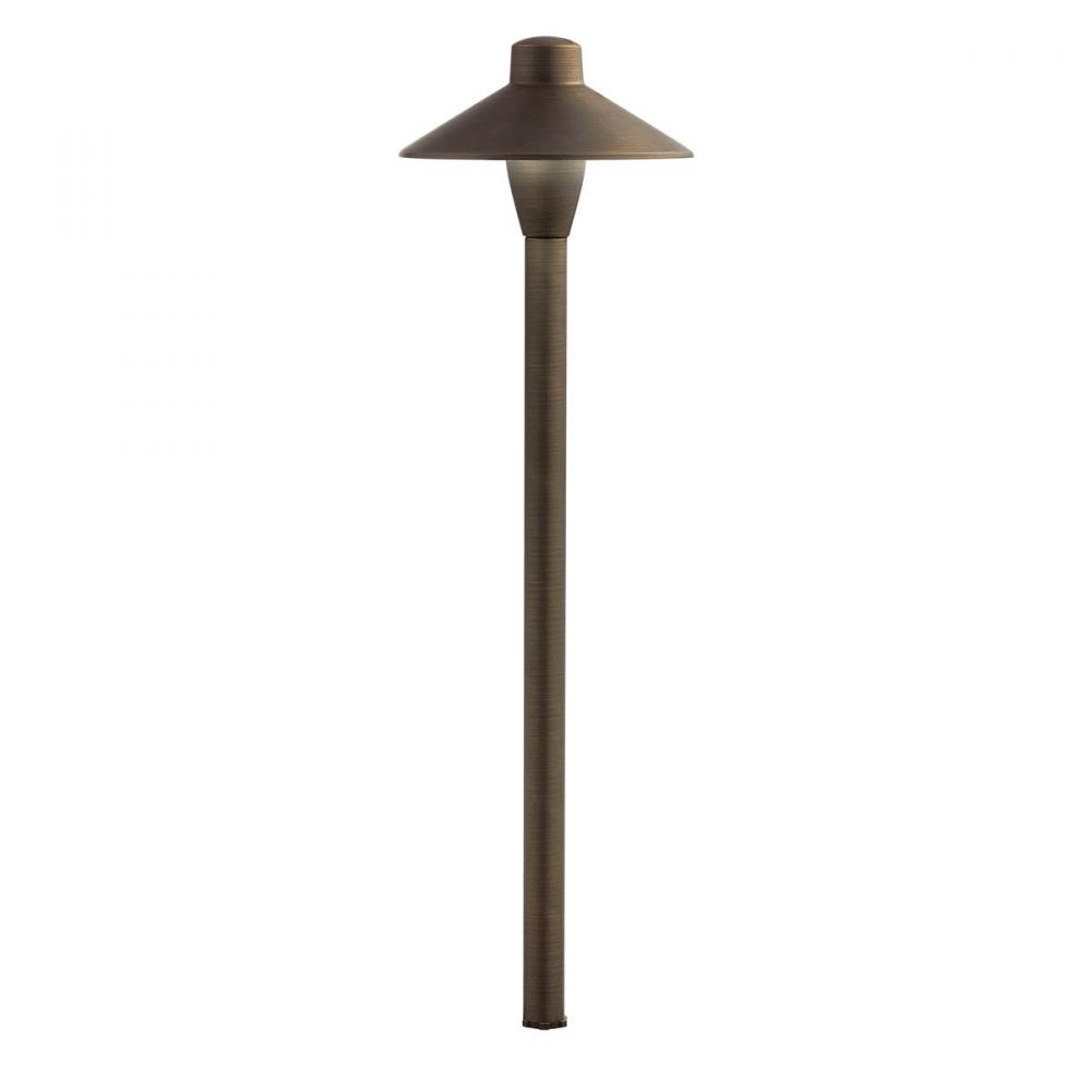 Traditional Brass LED Path Light