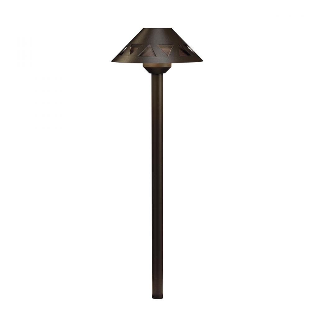 Overlay 2700K LED Path Light Textured Architectural Bronze
