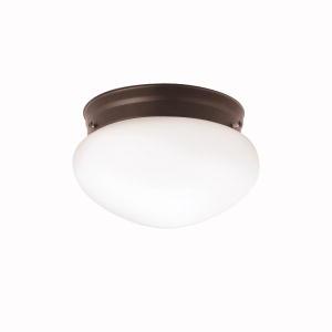 Ceiling Space 7.5&#34; 1 Light Flush Mount Olde Bronze® (12 pack)